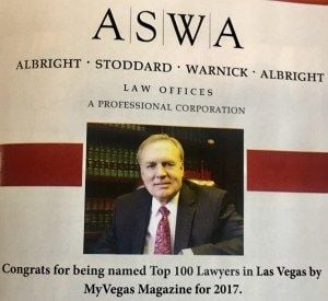 Mark Albright - Las Vegas top 100 Lawyers