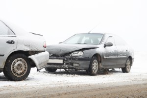 winter car accident