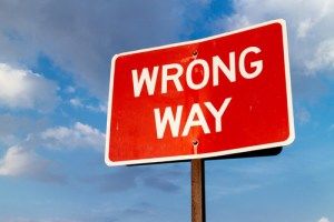 wrong way accident