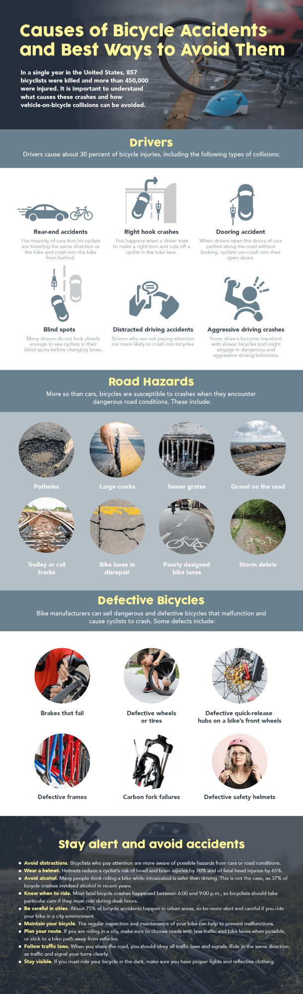 Causes of Bicycle Accidents and Best Ways to Avoid Them