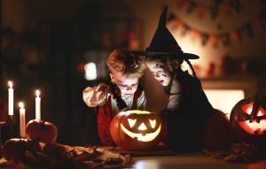 child injured in halloween